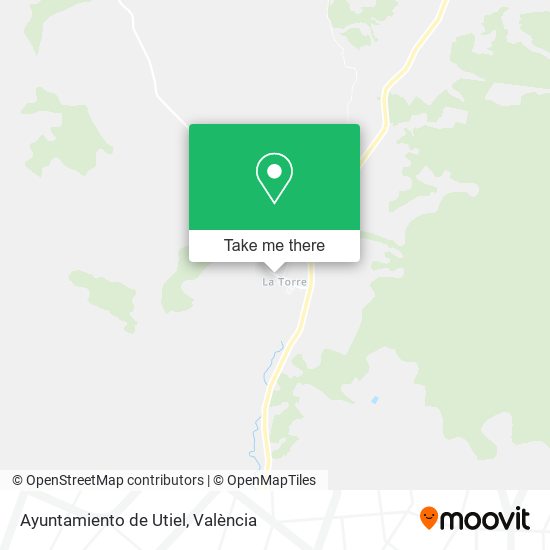 Ayuntamiento de Utiel map
