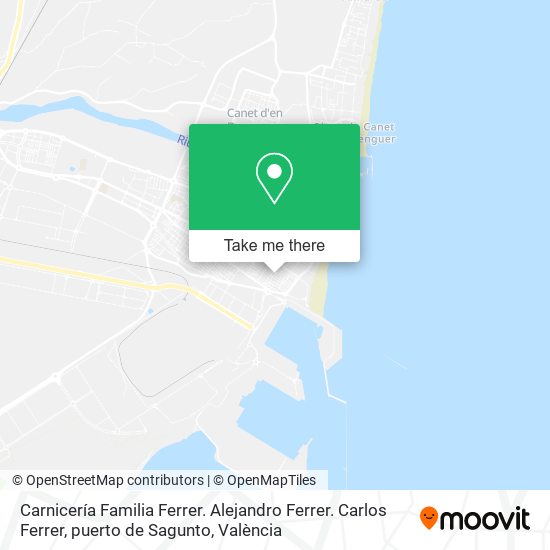 Carnicería Familia Ferrer. Alejandro Ferrer. Carlos Ferrer, puerto de Sagunto map