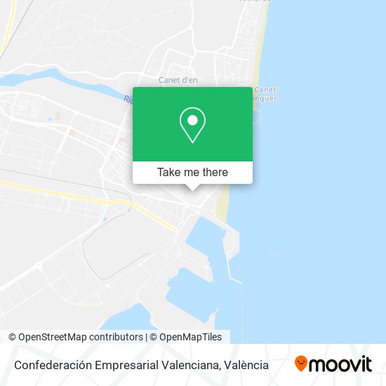 Confederación Empresarial Valenciana map