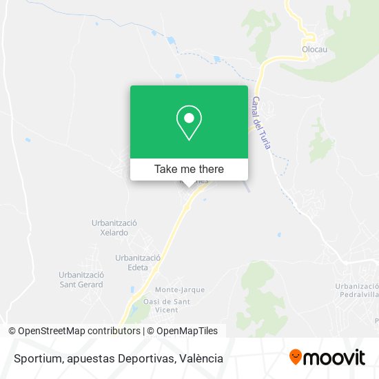 Sportium, apuestas Deportivas map