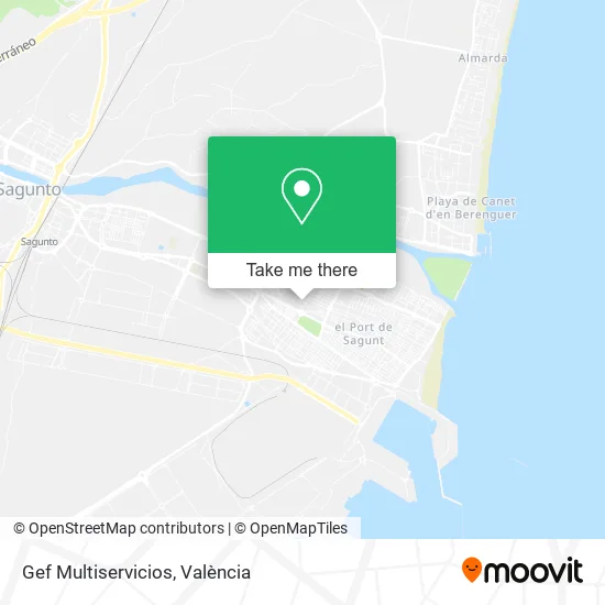 Gef Multiservicios map