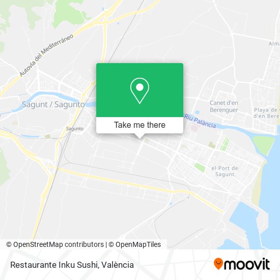Restaurante Inku Sushi map