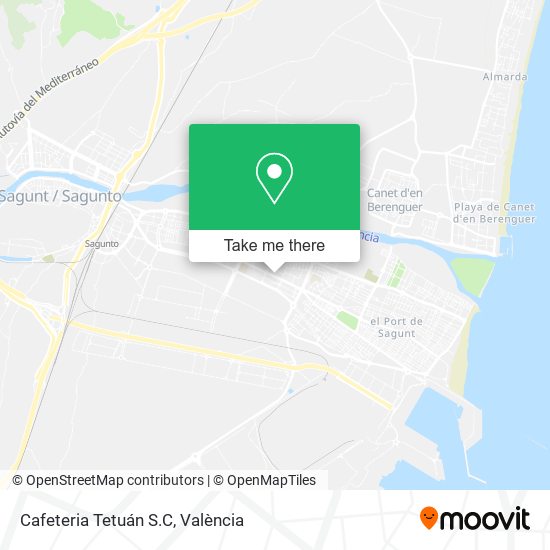 Cafeteria Tetuán S.C map