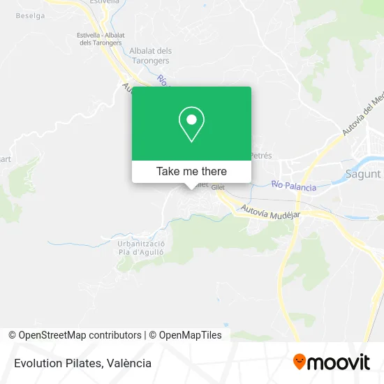 Evolution Pilates map