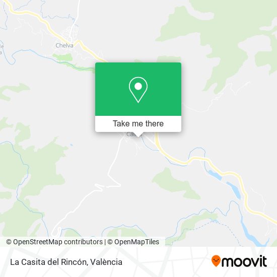 La Casita del Rincón map