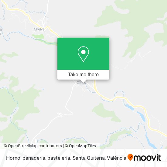 Horno, panadería, pastelería. Santa Quiteria map
