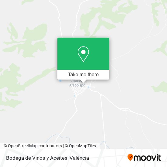 Bodega de Vinos y Aceites map