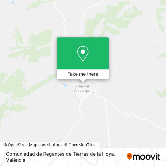 Comuniadad de Regantes de Tierras de la Hoya map