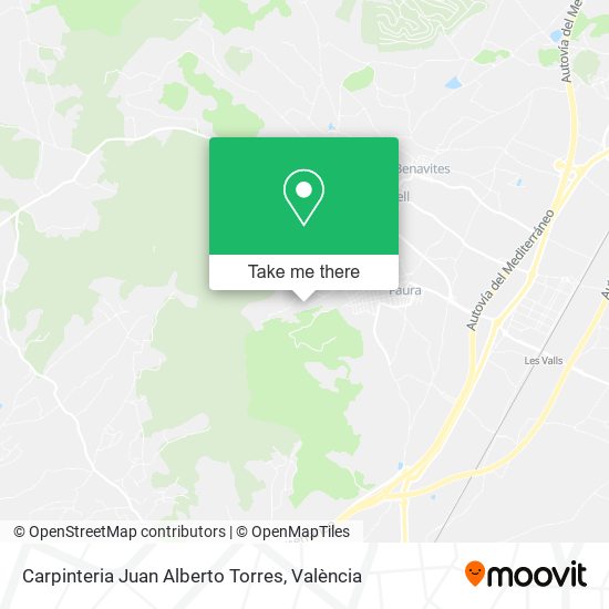 Carpinteria Juan Alberto Torres map