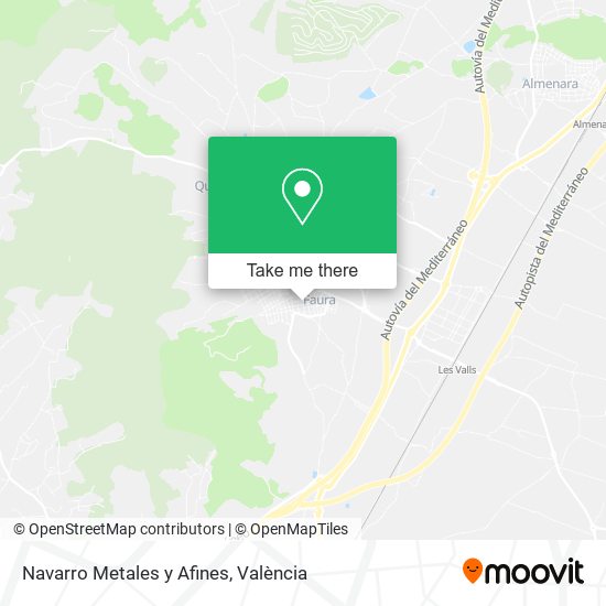 Navarro Metales y Afines map