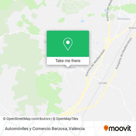 Automóviles y Comercio Berzosa map