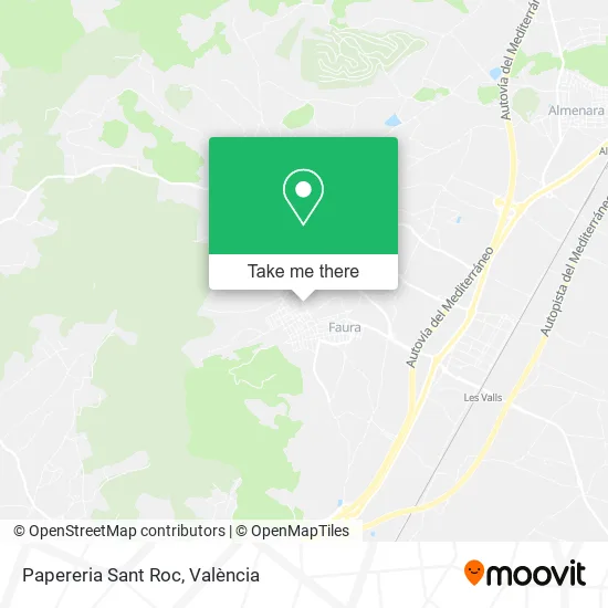 Papereria Sant Roc map