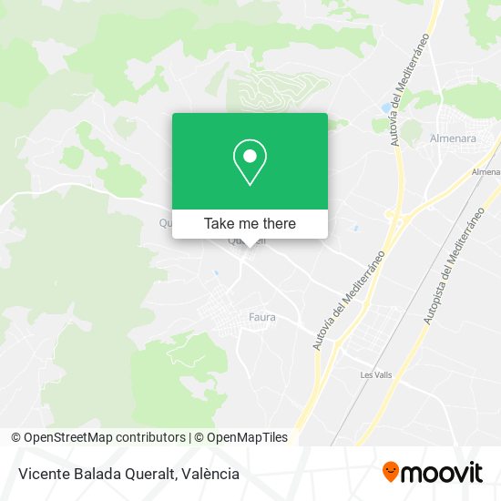 Vicente Balada Queralt map