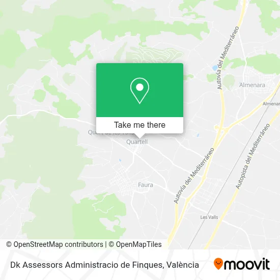 Dk Assessors Administracio de Finques map