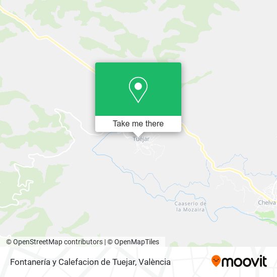 Fontanería y Calefacion de Tuejar map
