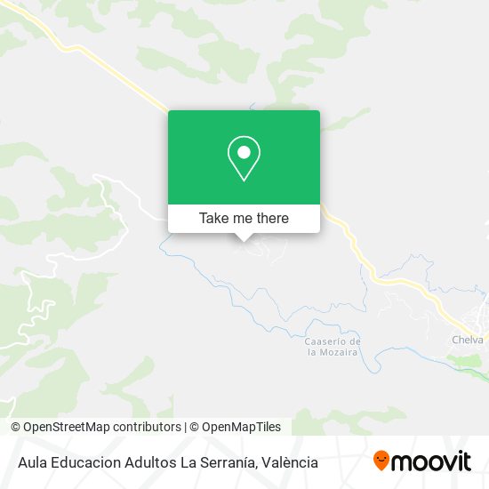 Aula Educacion Adultos La Serranía map