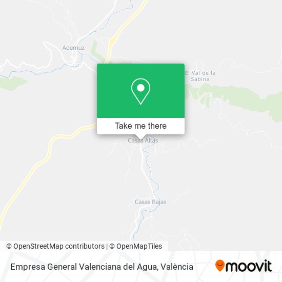 Empresa General Valenciana del Agua map