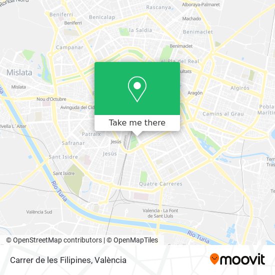 Carrer de les Filipines map