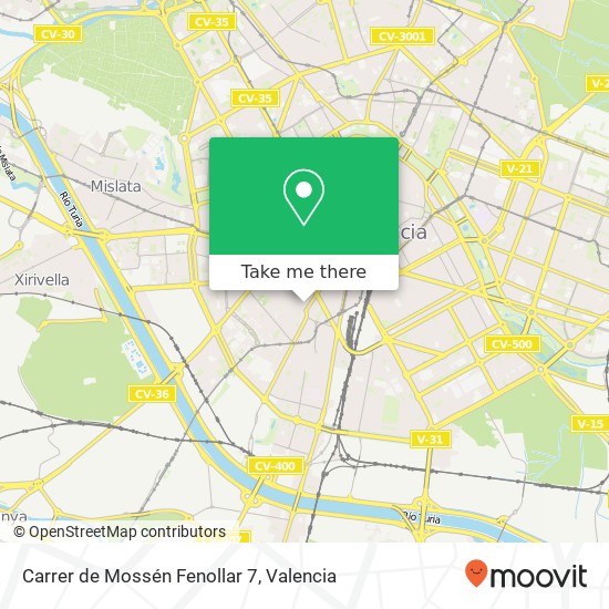 mapa Carrer de Mossén Fenollar 7