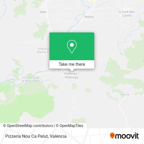 Pizzería Nou Ca Pelut map