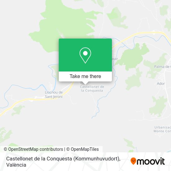 Castellonet de la Conquesta (Kommunhuvudort) map