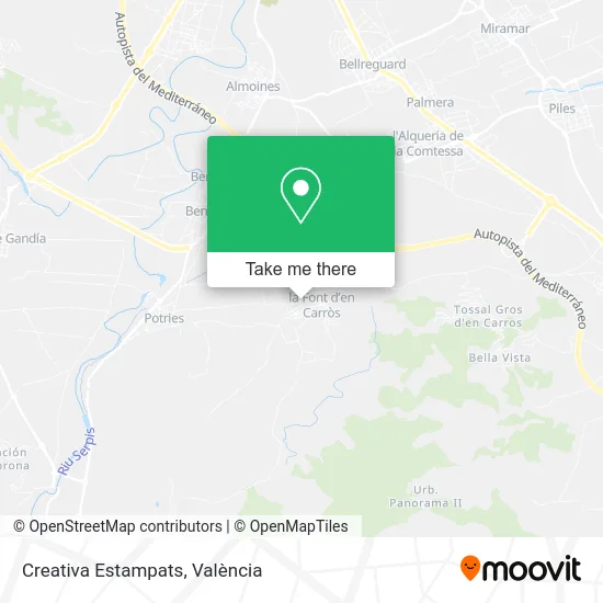 Creativa Estampats map