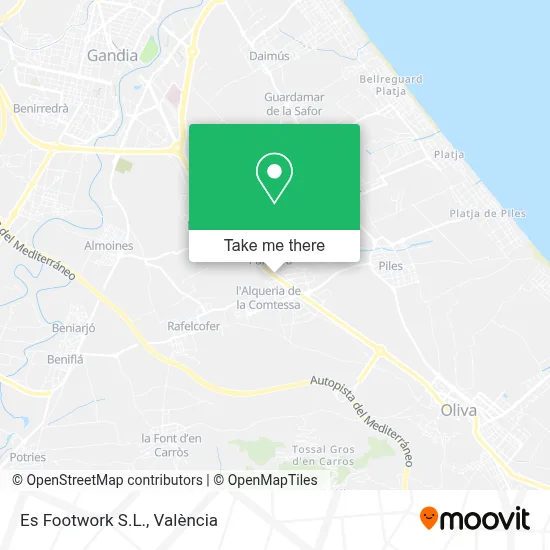 Es Footwork S.L. map