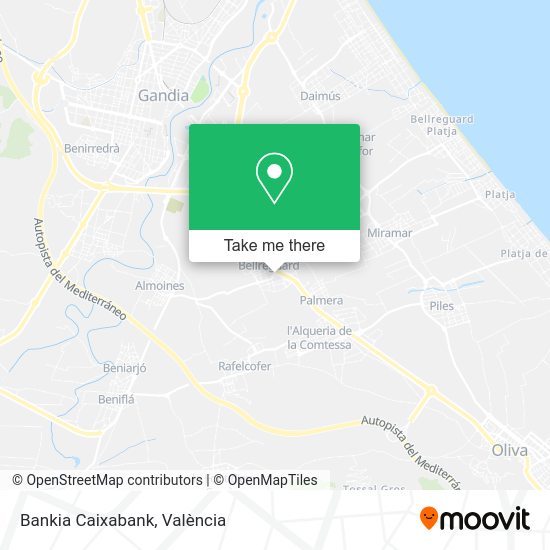 Bankia Caixabank map