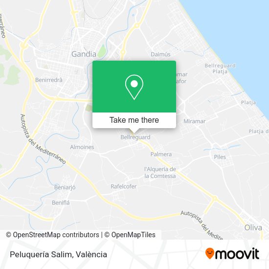 Peluquería Salim map