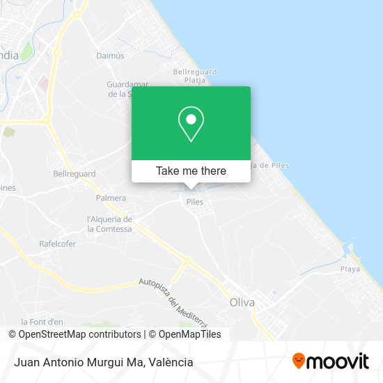 Juan Antonio Murgui Ma map