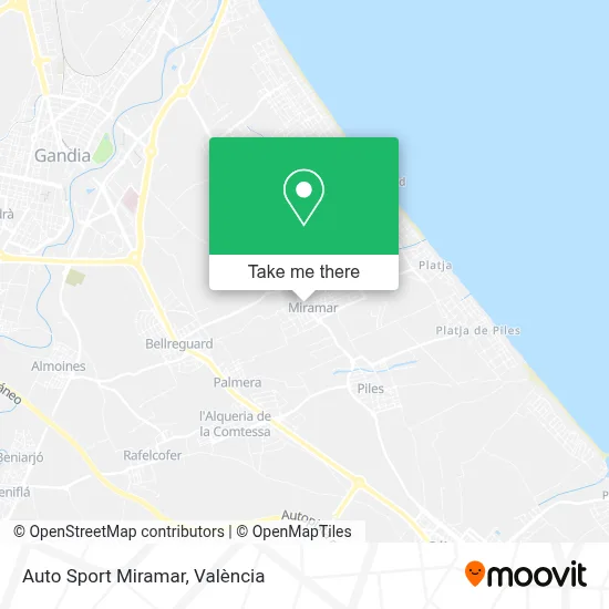 Auto Sport Miramar map