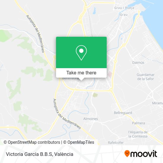 Victoria García B.B.S map