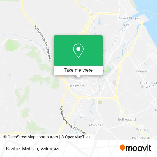 Beatriz Mahiqu map