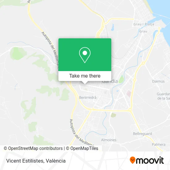 Vicent Estilistes map