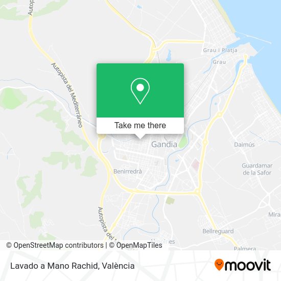 Lavado a Mano Rachid map