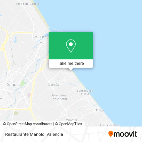 Restaurante Manolo map