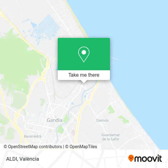 ALDI map