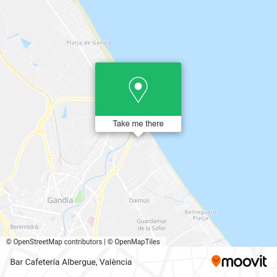 Bar Cafetería Albergue map