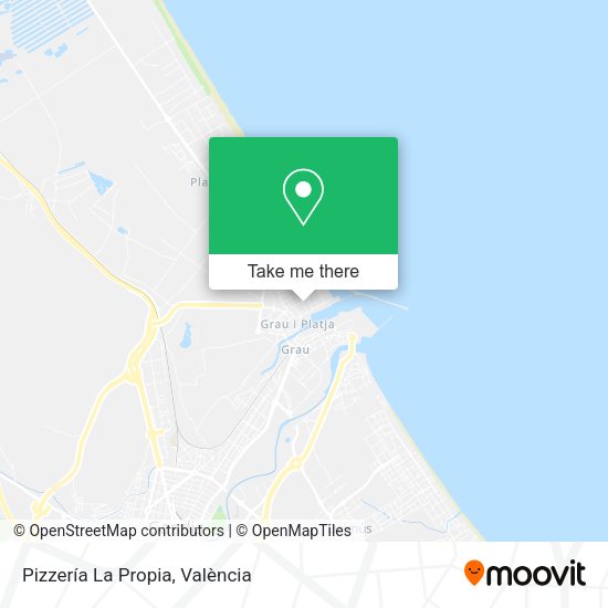 Pizzería La Propia map
