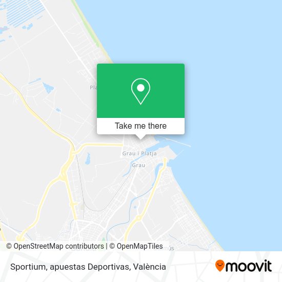 Sportium, apuestas Deportivas map