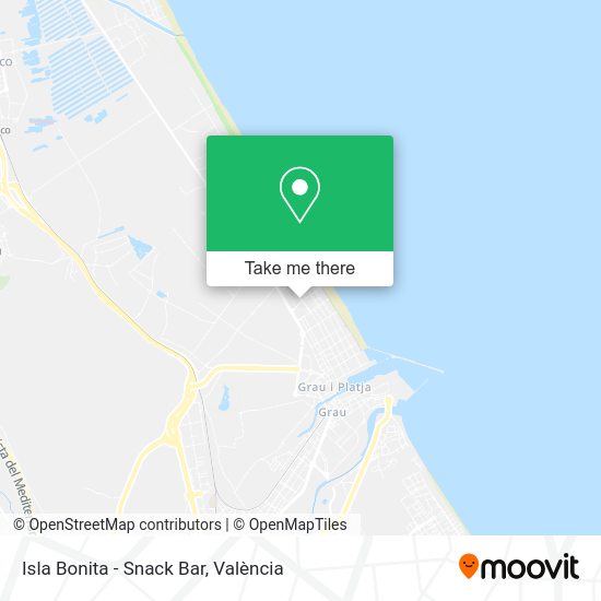 Isla Bonita - Snack Bar map