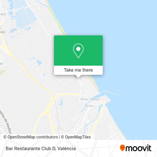 Bar Restaurante Club D map