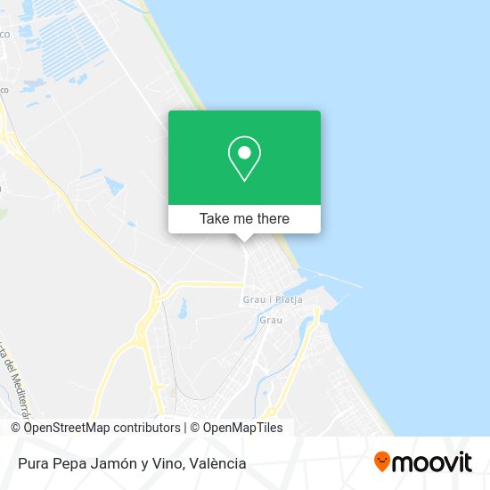 Pura Pepa Jamón y Vino map