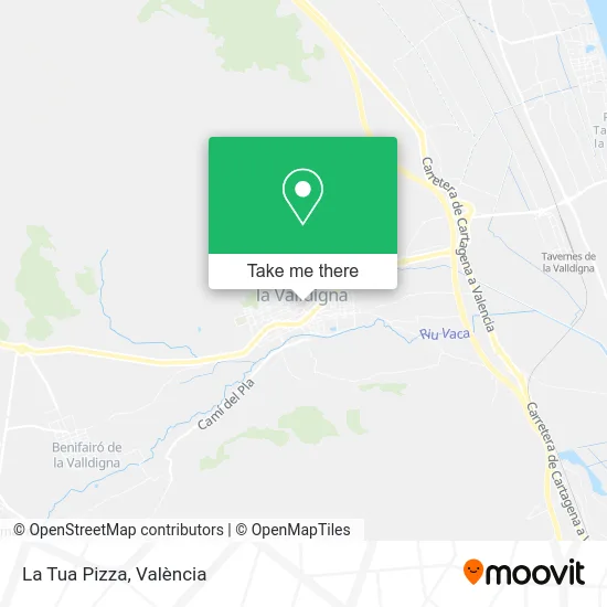 La Tua Pizza map