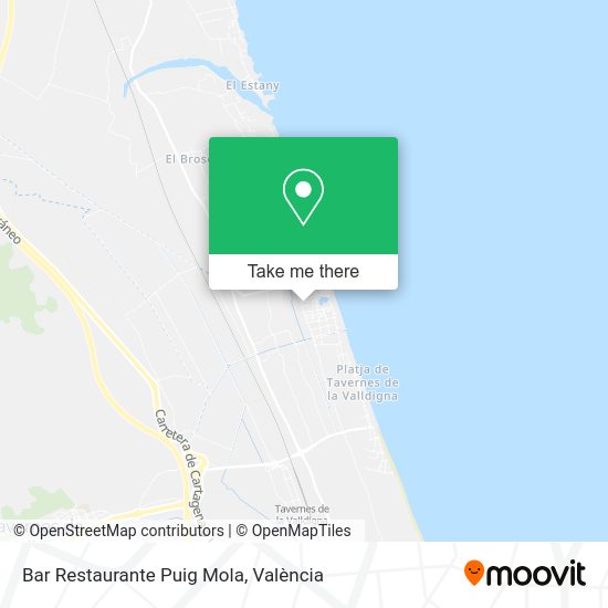 Bar Restaurante Puig Mola map