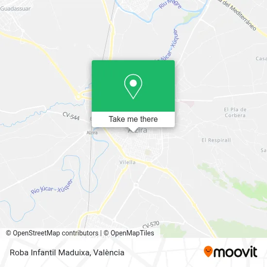 Roba Infantil Maduixa map