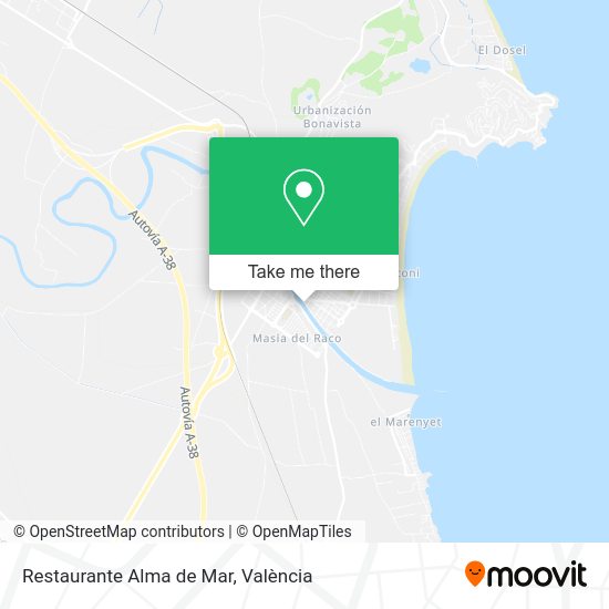 Restaurante Alma de Mar map