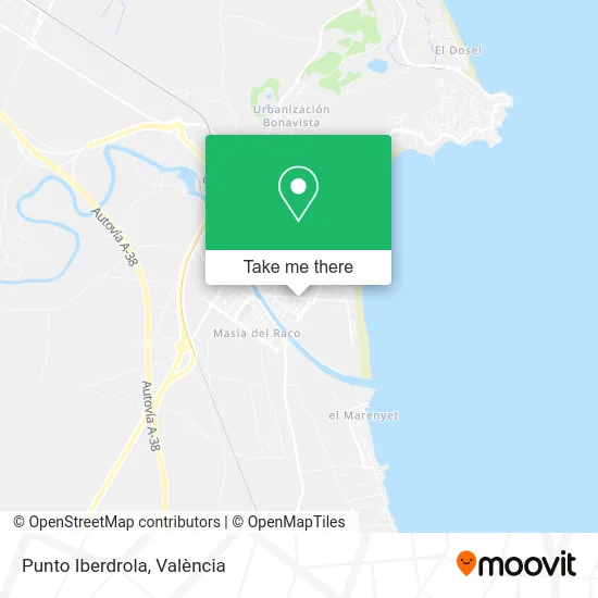 Punto Iberdrola map