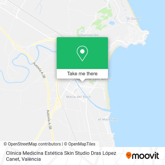 Clínica Medicina Estética Skin Studio Dras López Canet map