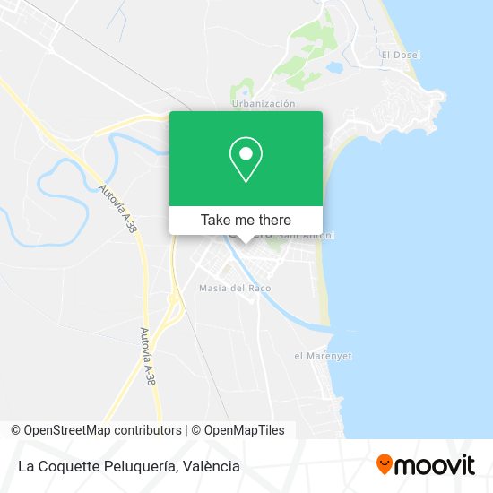 La Coquette Peluquería map